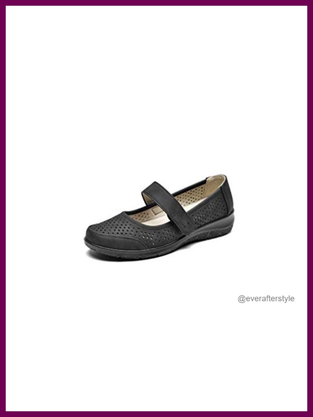 Mary Jane Flats Orthopedic Slip-On Lightweight Comfort Walking Shoes